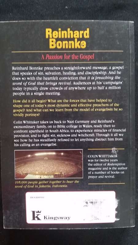 Reinhard Bonnke A Passion for the Gospel (Soft Cover)